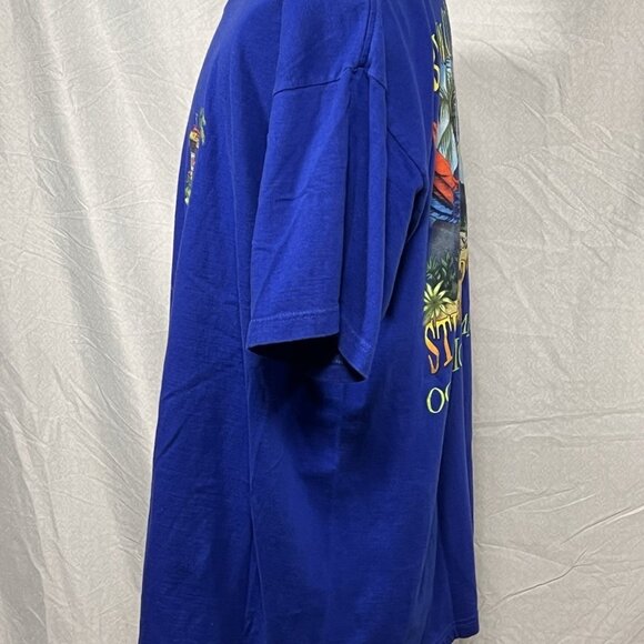 Margaritaville Jimmy Buffett T-Shirt XXL Blue Ocho Rios Jamaica 2002 - Picture 6 of 11